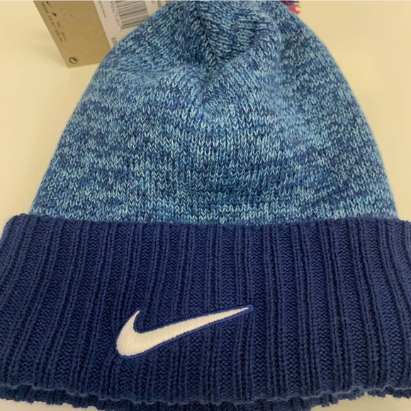 NEW Nike Blue Beanie Hat - Picture 6 of 6
